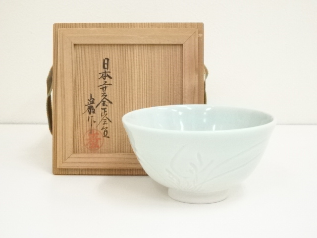 JAPANESE TEA CEREMONY / TEA BOWL CHAWAN / TOBE WARE 